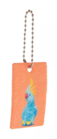 Felty egyedi kulcstartó, téglalap