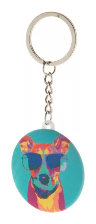 KeyBadge RPET Mini kitűzős RPET kulcstartó