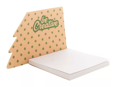 CreaStick Xmas Eco egyediesíthető öntapadós jegyzettömb, karácsonyfa