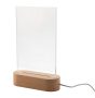 Woodify LED-es trófea, téglalap