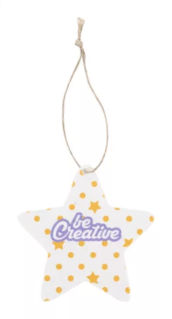 CreaJul Seed egyedi magpapír karácsonyfadísz, csillag
