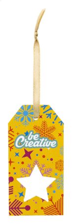 PrinTag Plus egyedi ajándékcímke, csillag