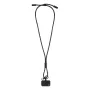 HolCharge 60 W-os RPET mobiltartós nyakpánt kábellel