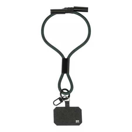CuffCharge 60 W-os RPET mobiltartós csuklópánt kábellel