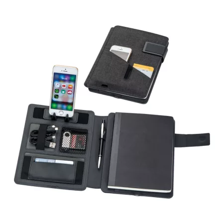 Leno A5 mappa powerbankkal, 4000 mAh