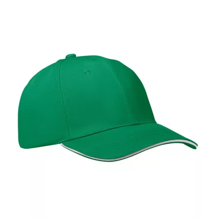 6 panel baseball sapka 260g/m²