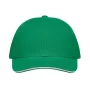 6 panel baseball sapka 260g/m²