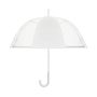 ⌀102cm/23″ átlátszó esernyő, hajlított markolat.