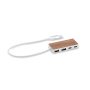 4 portos USB hub, 27,5cm kábel