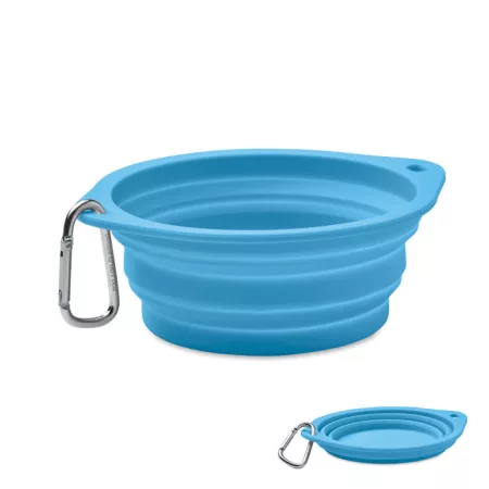 Hordozható ivó/etetőtál 350 ml