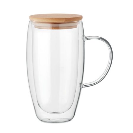 Dupla falú üvegbögre 450ml