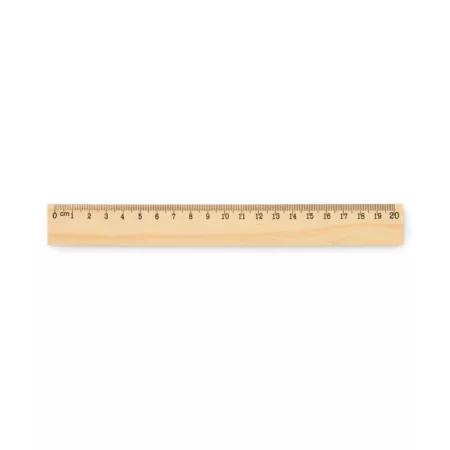 Fa vonalzó 20cm