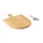Bambusz pizzadeszka és vágó