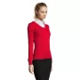 GALAXY WOMEN V-NECK SWEATER