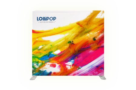 Textil fal - 2,5 méter - LED