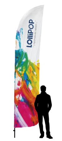 Beach flag - cápa L