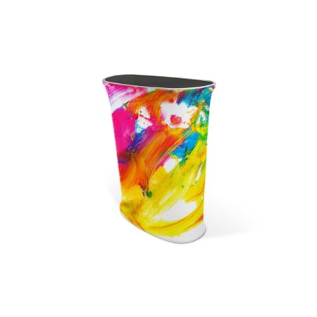 Textil kínálópult - Hosszú ovális