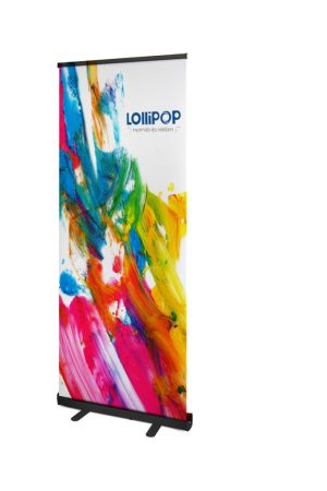 Fekete Roll up - 100 cm