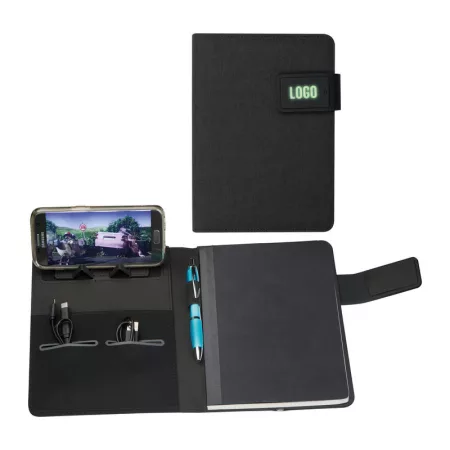 A5 jegyzetfüzet és powerbank mappa 