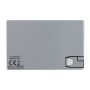 Kártya fém pendrive 4GB, készletről