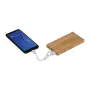 8000 mAh bambusz powerbank