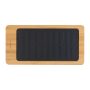 Napelemes powerbank bambuszból, 8000 mAh