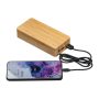 Bambusz powerbank 20,000 mAH