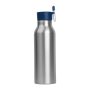 Szilikon fedelű fém ivópalack, 600 ml
