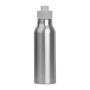 Szilikon fedelű fém ivópalack, 600 ml