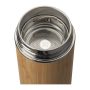 Acél termosz bambusz bevonattal, 350 ml