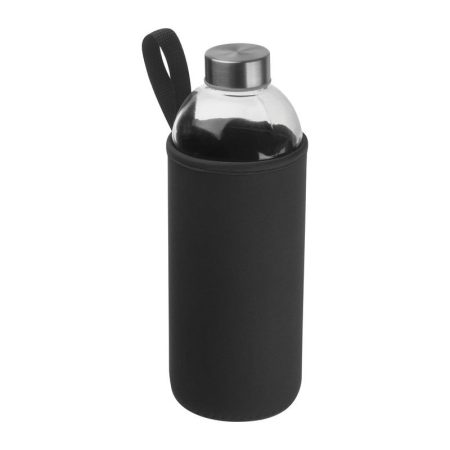 Üveg ivópalack neoprén tokban, 1000 ml