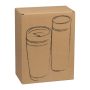 Bambusz termosz és bögre szett, 450+350 ml