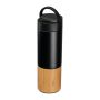 Vákuumszigetelt termosz bambusz talppal, 500 ml