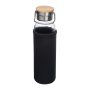 Üveg ivópalack neoprén tokban, 600 ml
