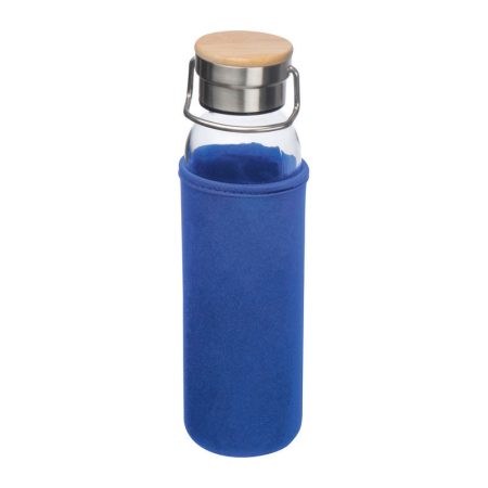 Üveg ivópalack neoprén tokban, 600 ml