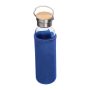 Üveg ivópalack neoprén tokban, 600 ml