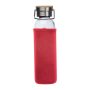 Üveg ivópalack neoprén tokban, 600 ml