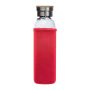 Üveg ivópalack neoprén tokban, 600 ml
