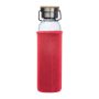 Üveg ivópalack neoprén tokban, 600 ml
