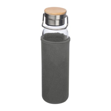 Üveg ivópalack neoprén tokban, 600 ml