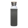 Üveg ivópalack neoprén tokban, 600 ml