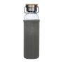 Üveg ivópalack neoprén tokban, 600 ml