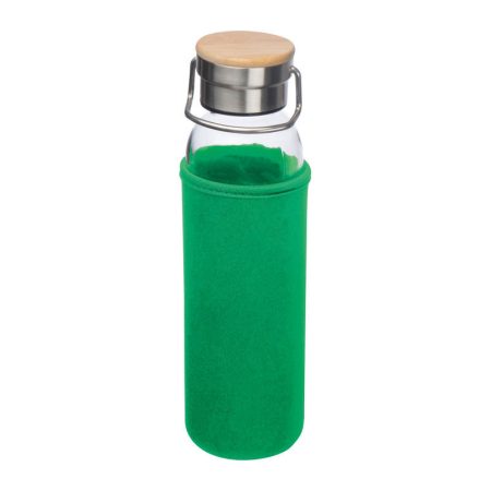 Üveg ivópalack neoprén tokban, 600 ml