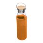 Üveg ivópalack neoprén tokban, 600 ml