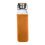 Üveg ivópalack neoprén tokban, 600 ml