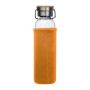 Üveg ivópalack neoprén tokban, 600 ml