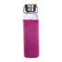 Üveg ivópalack neoprén tokban, 600 ml