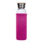 Üveg ivópalack neoprén tokban, 600 ml