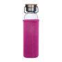 Üveg ivópalack neoprén tokban, 600 ml