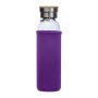 Üveg ivópalack neoprén tokban, 600 ml